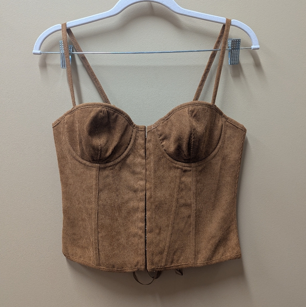 Brown Corduroy Top (multiple)